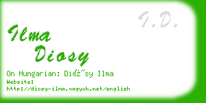 ilma diosy business card